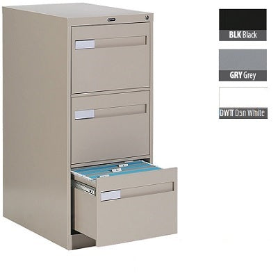 File Cabinet-Vertical 2600+ Legal 3 Drawer Grey