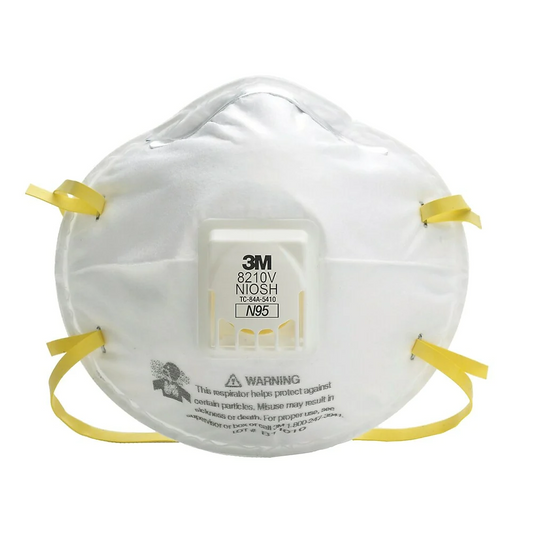 3M 8210V N95 Particulate Respirators - 40 Pack