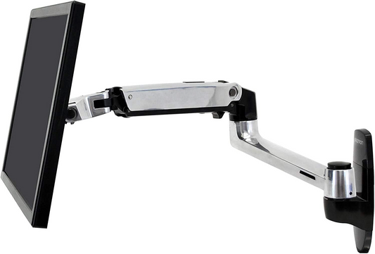 Ergotron LX HD Sit-Stand Wall Mount LCD Arm (45-383-026)